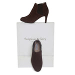 Lily Extra Wide Width Boots - Brown Suede