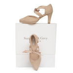 Anya Extra Wide Width Shoes - Taupe Suede