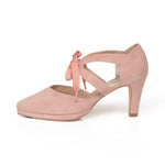 Anya Extra Wide Width Shoes - Peony Pink Suede