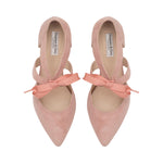 Anya Extra Wide Width Shoes - Peony Pink Suede