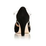 Anya Extra Wide Width Heels - Black Suede