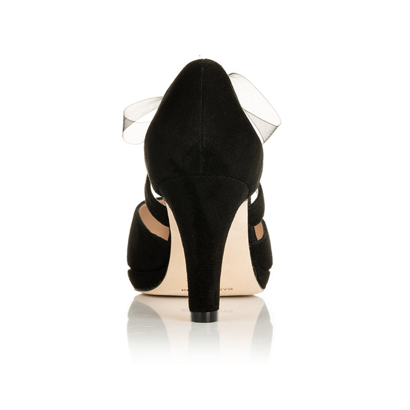 Anya Extra Wide Width Shoes - Black Suede