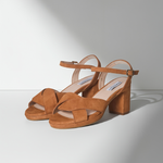 Belle - Extra Wide Width Sandal - Tan Suede