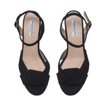 Belle - Extra Wide Width Sandal - Black Suede