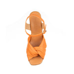 Bertie - Wide Width Wedge Sandal - Burnt Orange