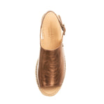 Bona - Extra Wide Width Espadrille - Bronze Metallic Leather