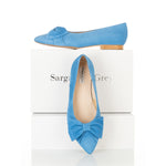 Dionne Wide Width Flats - Blue Suede