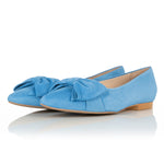 Dionne Wide Width Flats - Blue Suede