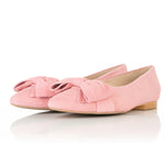 Dionne Extra Wide Width Flats - Pink Suede