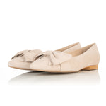 Dionne Wide Width Flats - Sand Suede