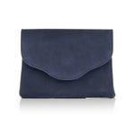 Clutch - Navy Suede