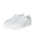 Emma Wide Width Sneakers - White Leather
