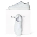 Emma Wide Width Sneakers - White Leather