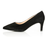 Eve Wide Width Pump – Black Suede