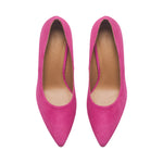 Eve Wide Width Pumps – Hot Pink Suede