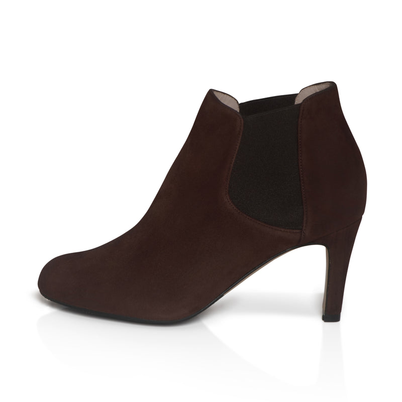 Lily Extra-Wide Width Boots - Brown Suede