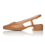 Fern Wide Width Slingback - Tan Leather