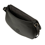 Harper Crossbody Bag - Black Leather