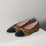 Hepburn Wide Width Ballet Flats - Leopard Print