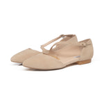 Indy Wide Width Flats - Nude Suede