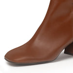 Jasper Wide Width Boots - Brown Leather