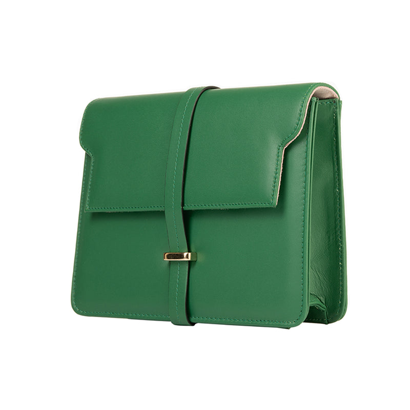 Jessamy Crossbody Bag - Green Leather