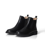Koto Extra Wide Width Chelsea Boots - Black Leather