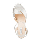 Krista - Wide Width Sandal - Silver Leather