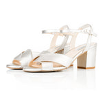 Krista Extra Wide Width Sandal - Silver Leather