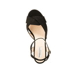 Krista - Wide Width Sandal - Black Suede