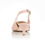 Lena Wide Width Slingback - Pink Leather