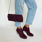 Lily Extra-Wide Width Boots - Burgundy Suede