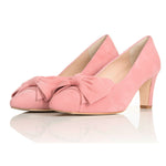 Lori Extra Wide Width Pump – Pink Suede