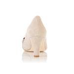 Lori Extra Wide Width Pump – Sand Suede