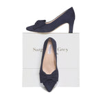 Lori Extra Wide Width Pump - Navy Suede