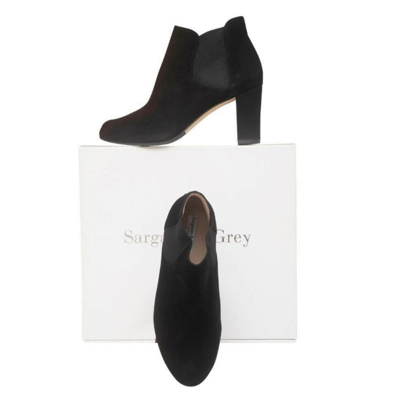 Lucille Extra-Wide Width Boots - Black Suede