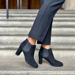 Lucille Extra-Wide Width Boots - Black Suede
