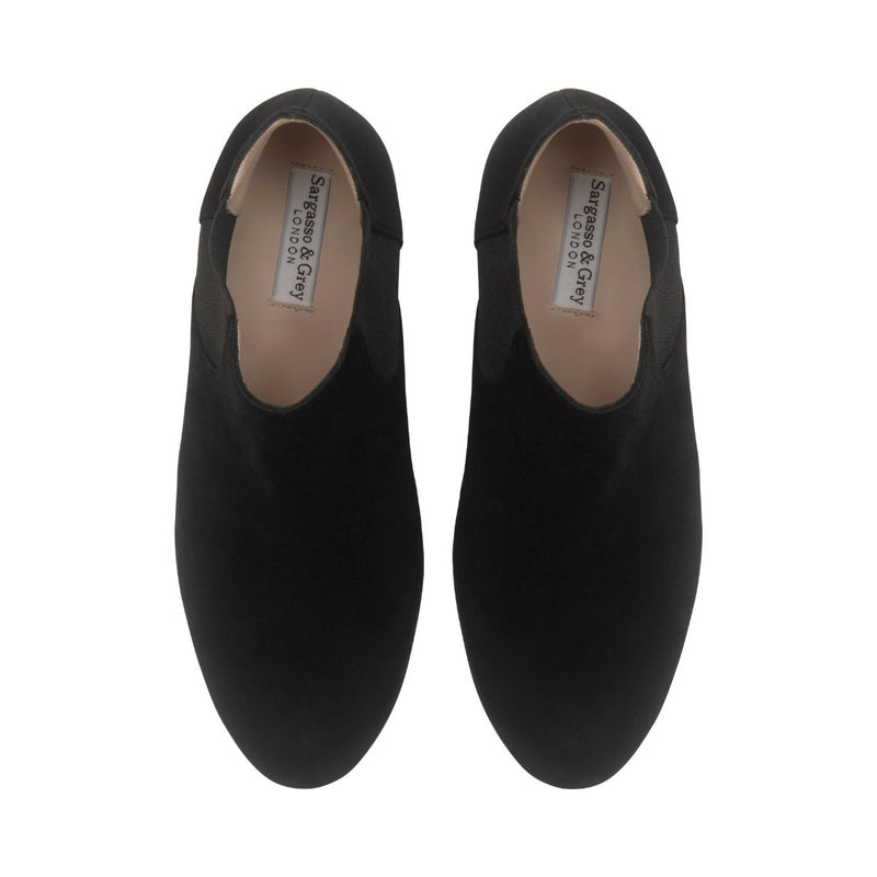 Lucille Extra-Wide Width Boots - Black Suede