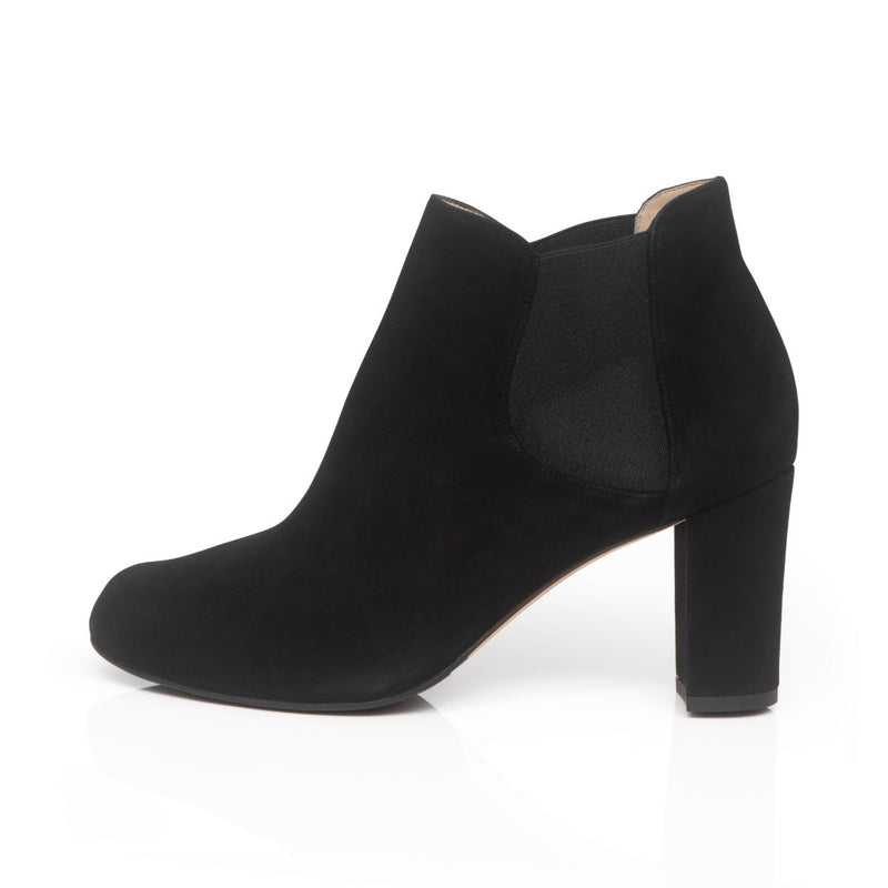 Lucille Extra-Wide Width Boots - Black Suede