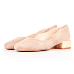 Olivia Wide Width Pumps – Pink Suede