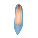 Eve Wide Width Pump – Blue Suede