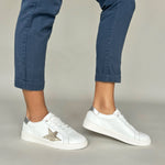 Superstella Wide Width Sneakers - Gold & Silver