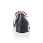 Sylvie Wide Width Loafers  - Black Leather