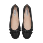 Tamsin Extra Wide Width Block Heel Pumps - Black Leather