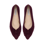Tandi Extra Wide Width Kitten Heels - Burgundy Suede