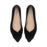 Tandi Wide Width Kitten Heels - Black Suede