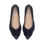 Tandi Wide Width Kitten Heels - Navy Suede