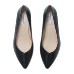 Tori Extra Wide Width Block Heel Pumps - Black Mock-Croc
