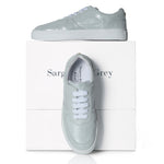 Emma Wide Width Sneakers - Silver Leather