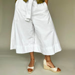 Emily - Wide WIdth Wedge Espadrilles - Bone and Tan Leather
